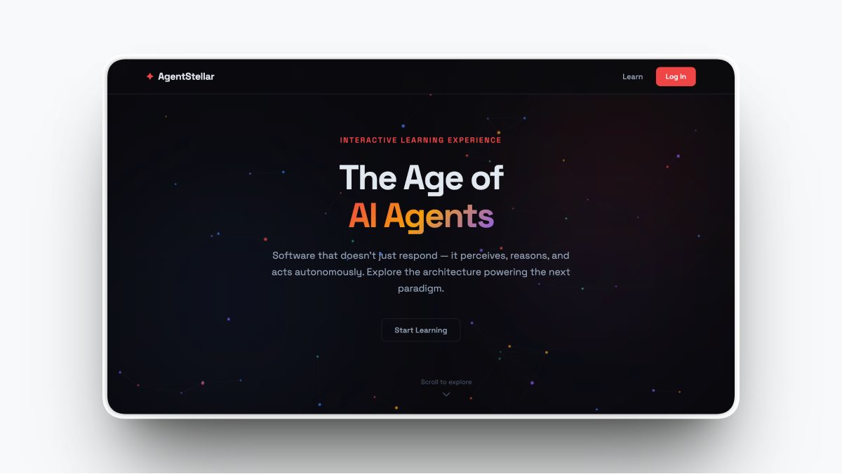 Earlier capture of AgentStellar; not evidence of current availability